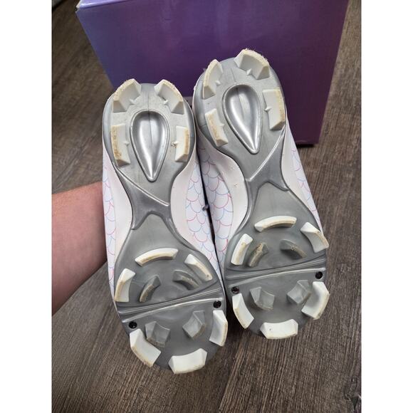 RIP-IT Girls' Play Ball Softball Cleat - Purple/Pink/White Size 13K with Box - Picture 6 of 8